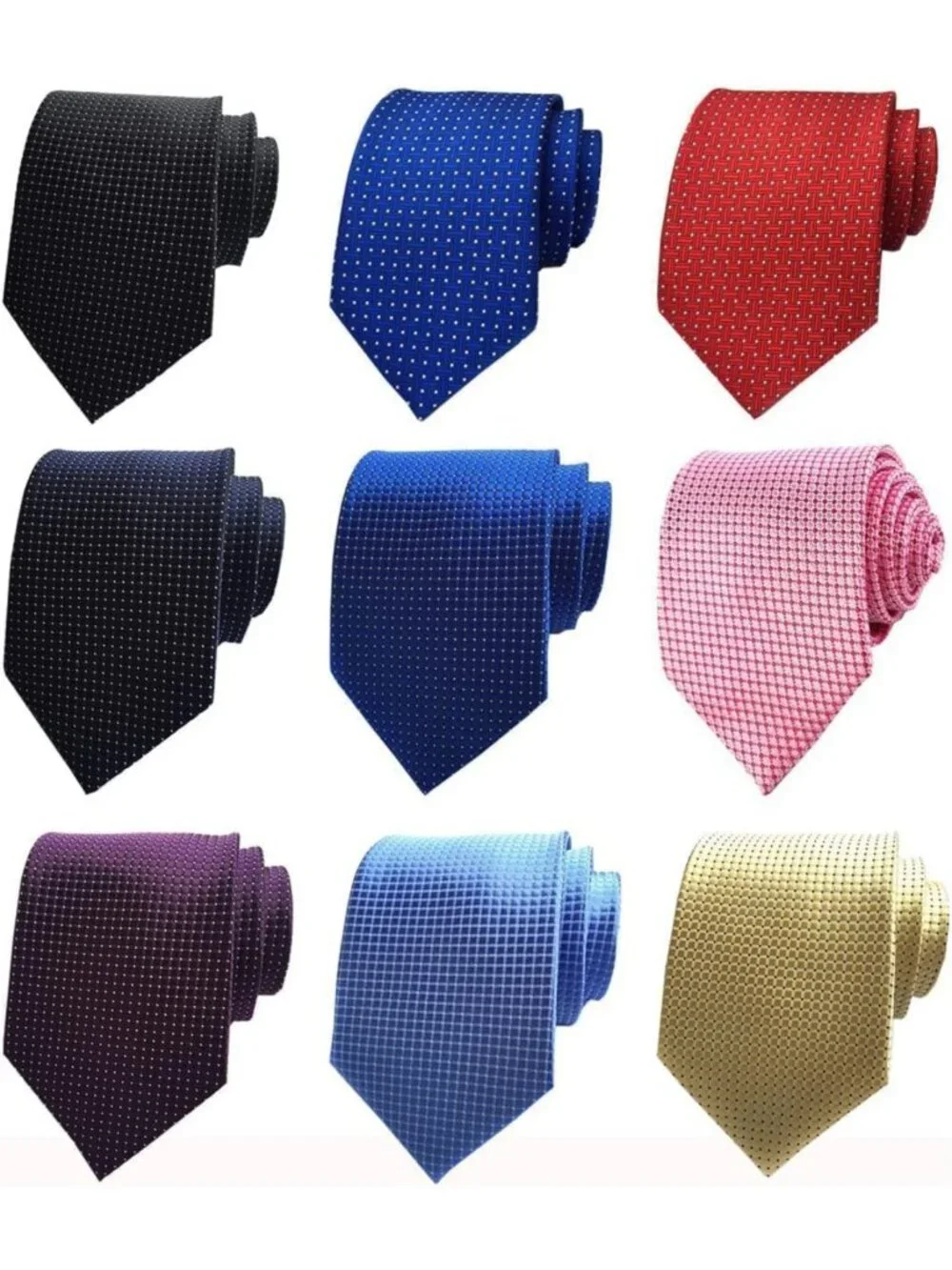 Classic Men's Woven Jacquard Necktie | Elegant Tie for Formal & Casual Wear